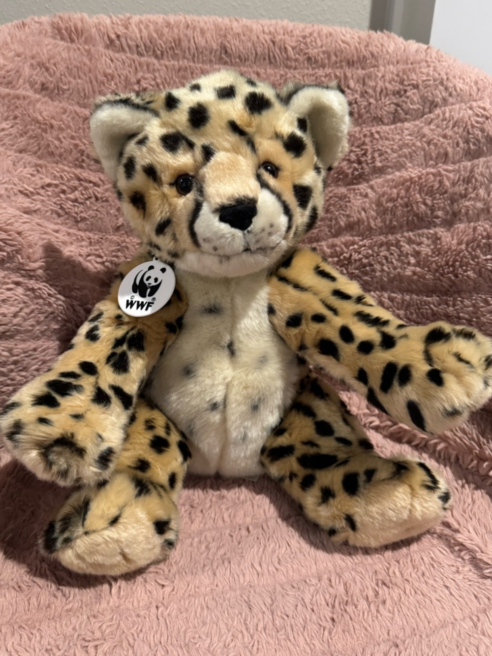 Build-A-Bear Leopard Plush - Tan and Black Spotted